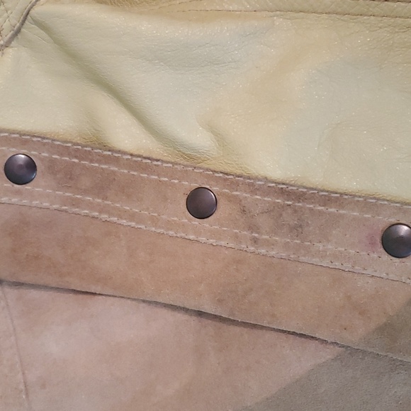 Reversible vintage leather jacket - Picture 8 of 14